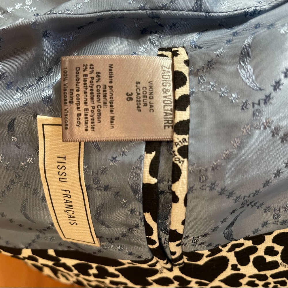 EUC Zadig & Voltaire Black Heart Blazer - Picture 4 of 11